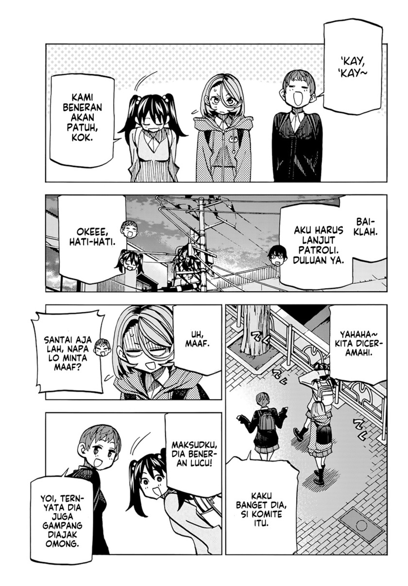 The Story Between a Dumb Prefect and a High School Girl with an Inappropriate Skirt Length Chapter 03 Gambar 14